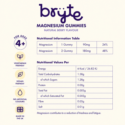 Natural Magnesium Mood & Focus Support for Kids