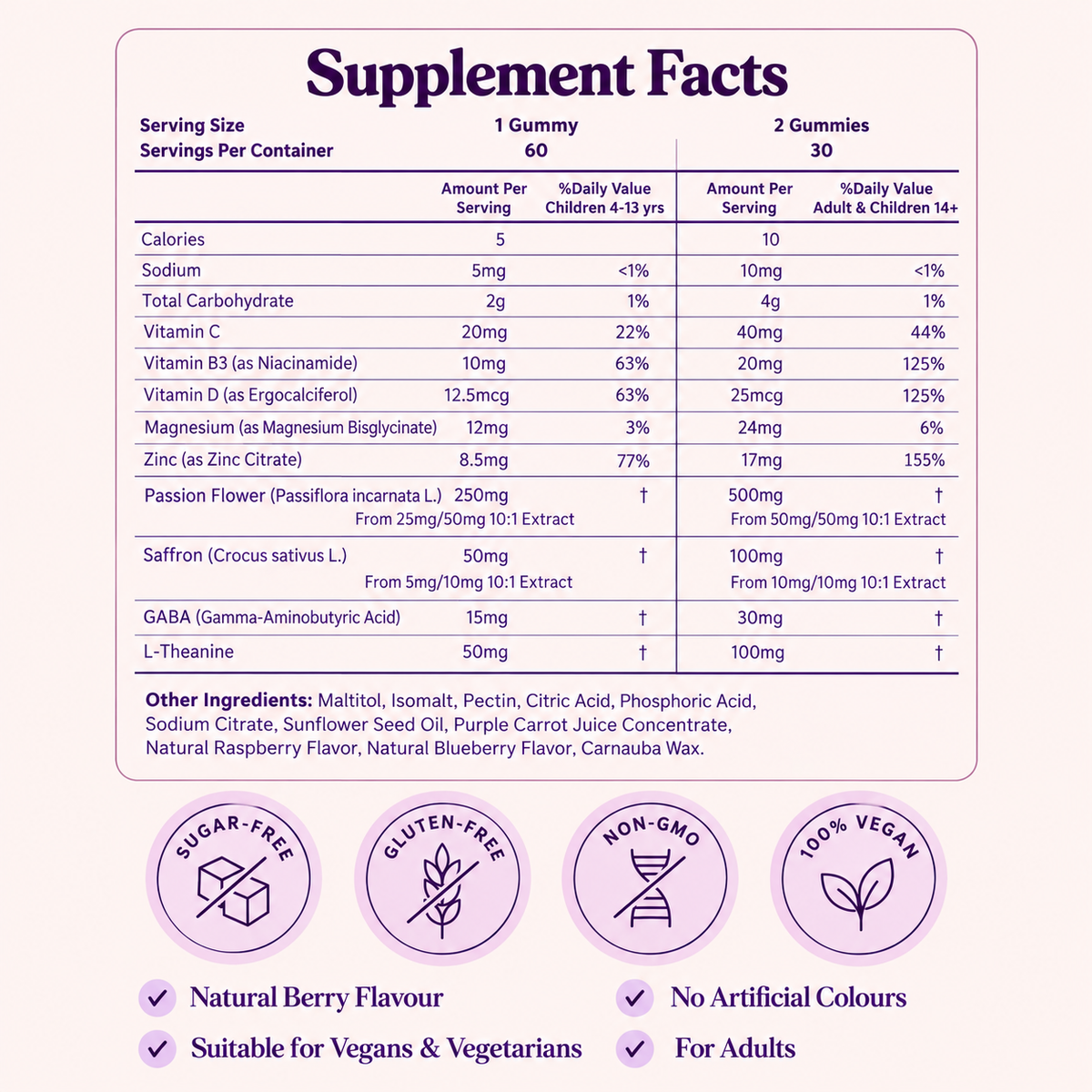 Bryte Daily Saffron Gummies for Adults